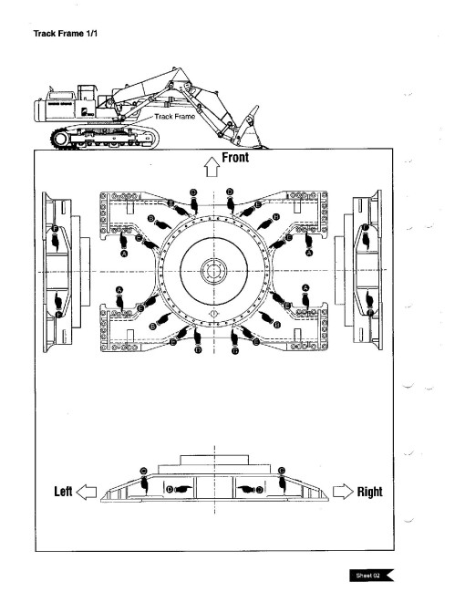 Hitachi EX750-5 and EX800H-5 Crawler Excavator set of Service Manuals