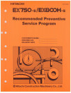 Hitachi EX750-5 and EX800H-5 Crawler Excavator set of Service Manuals