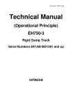 Hitachi EH750-3 Rigid Dump Truck set of Service Manuals