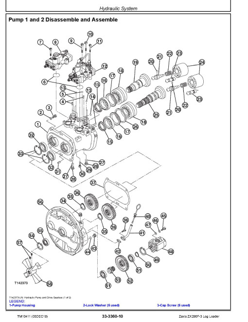 Hitachi Zaxis 290F-3 Log Loaders Repair Manual (TM10411) Hitachi Zaxis 290F-3 Log Loaders Repair Manual (TM10411)
