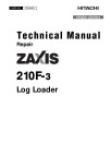 Hitachi Zaxis 210F-3 Log Loaders Repair Manual (TM10425)