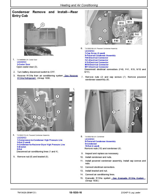 Hitachi Zaxis 240F-3 Log Loaders Repair Manual (TM10429) Hitachi Zaxis 240F-3 Log Loaders Repair Manual (TM10429)