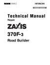 Hitachi Zaxis 370F-3 Road Builders Repair Manual (TM10432)