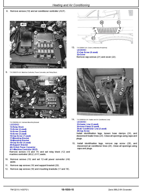Hitachi Zaxis 350LC-5N (SN. from E930001) Crawler Excavators Repair Manual (TM12215) Hitachi Zaxis 350LC-5N (SN. from E930001) Crawler Excavators Repair Manual (TM12215)