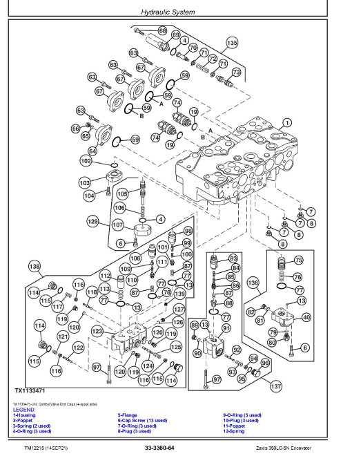 Hitachi Zaxis 350LC-5N (SN. from E930001) Crawler Excavators Repair Manual (TM12215) Hitachi Zaxis 350LC-5N (SN. from E930001) Crawler Excavators Repair Manual (TM12215)