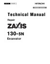 Hitachi Zaxis 130-5N (PIN: 1FFDAB70_ _E130001-) Crawler Excavators Repair Manual (TM12375)