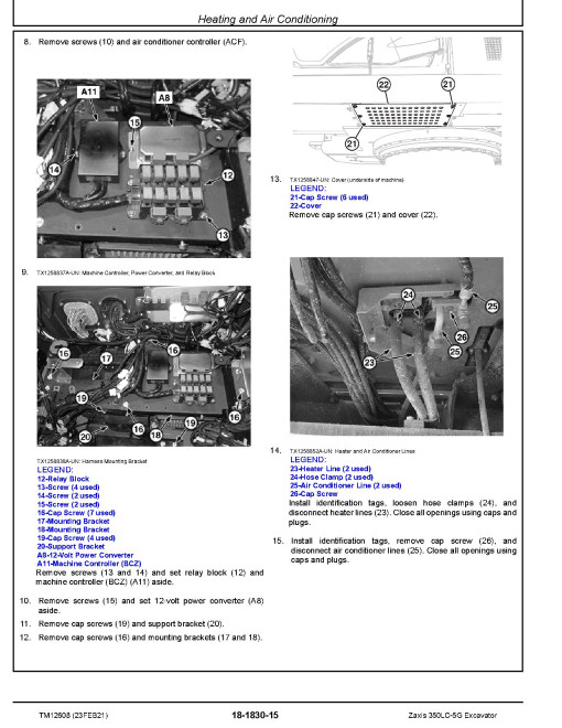 Hitachi Zaxis 350LC-5G (SN. from C930001) Crawler Excavators Repair Manual (TM12608) Hitachi Zaxis 350LC-5G (SN. from C930001) Crawler Excavators Repair Manual (TM12608)