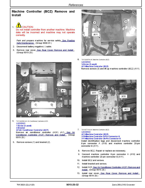 Hitachi Zaxis 250LC-5G (SN. from C430001) Crawler Excavators Operation and Test Manual (TM12620) Hitachi Zaxis 250LC-5G (SN. from C430001) Crawler Excavators Operation and Test Manual (TM12620)