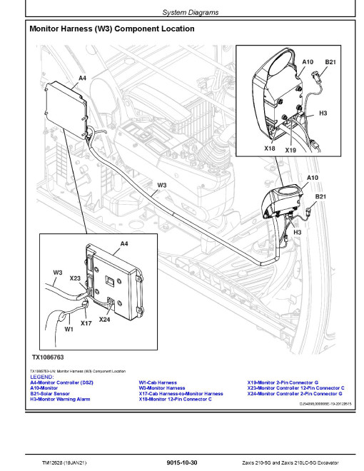 Hitachi 210-5G and 210LC-5G Crawler Excavators (SN. from C330001) Operation and Test Manual (TM12628) Hitachi 210-5G and 210LC-5G Crawler Excavators (SN. from C330001) Operation and Test Manual (TM12628)