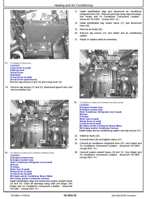Hitachi Zaxis 85USB-5N (SN. from 60_ _0017001) Compact Excavators Repair Manual (TM12900) Hitachi Zaxis 85USB-5N (SN. from 60_ _0017001) Compact Excavators Repair Manual (TM12900)