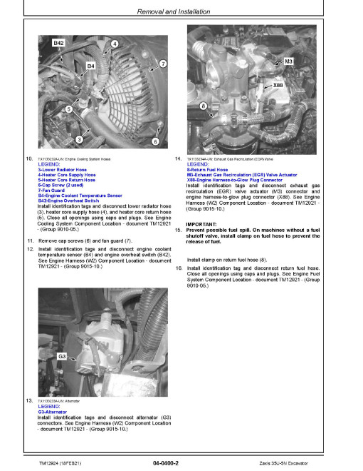 Hitachi Zaxis 35U-5N (PIN: HCMADG60_ _0270003-) Compact Excavators Repair Manual (TM12924) Hitachi Zaxis 35U-5N (PIN: HCMADG60_ _0270003-) Compact Excavators Repair Manual (TM12924)