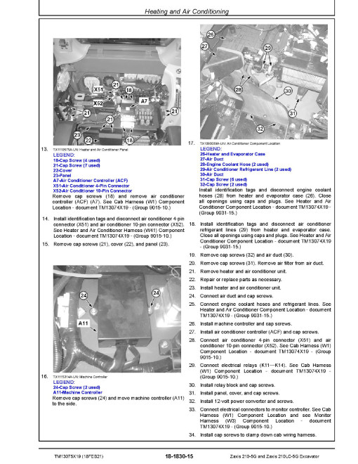 Hitachi Zaxis 210-5G and 210LC-5G Crawler Excavators Repair Manual (TM13075X19) Hitachi Zaxis 210-5G and 210LC-5G Crawler Excavators Repair Manual (TM13075X19)