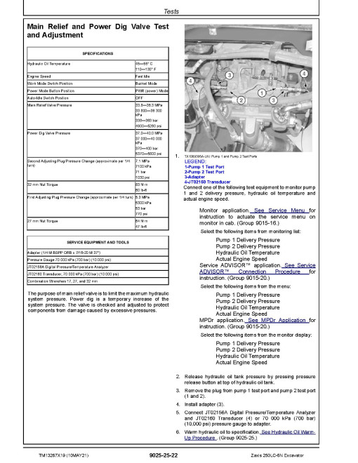 Hitachi Zaxis 250LC-6N (PIN from 1FFDC270_ _F440001) Crawler Excavators Operation and Test Manual (TM13267X19) Hitachi Zaxis 250LC-6N (PIN from 1FFDC270_ _F440001) Crawler Excavators Operation and Test Manual (TM13267X19)