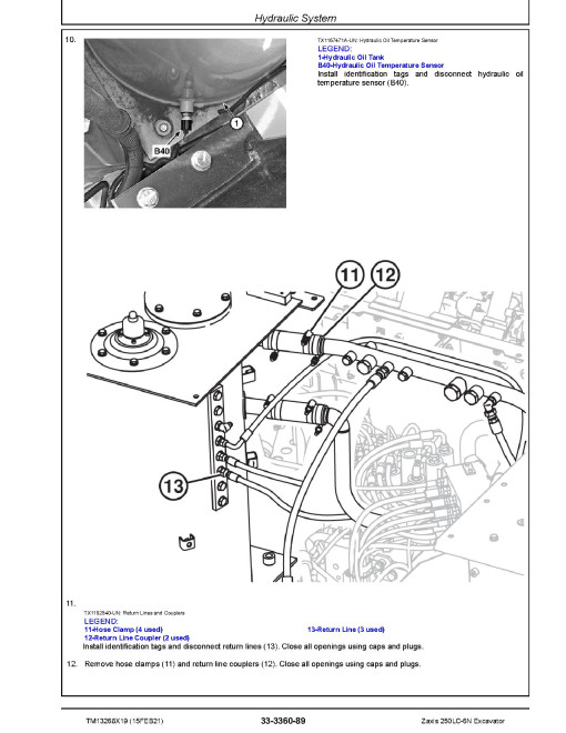 Hitachi Zaxis 250LC-6N (PIN from 1FFDC270_ _F440001) Crawler Excavators Repair Manual (TM13268X19) Hitachi Zaxis 250LC-6N (PIN from 1FFDC270_ _F440001) Crawler Excavators Repair Manual (TM13268X19)