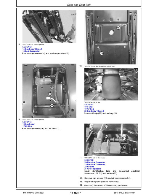 Hitachi Zaxis 670LC-6 (PIN from HCMJBK60_ _0060001) Crawler Excavators Repair Manual (TM13336X19) Hitachi Zaxis 670LC-6 (PIN from HCMJBK60_ _0060001) Crawler Excavators Repair Manual (TM13336X19)