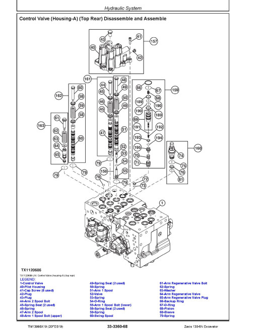 Hitachi Zaxis 130-6N (PIN from 1FFDAP70_ _F140001) Crawler Excavators Repair Manual (TM13998X19) Hitachi Zaxis 130-6N (PIN from 1FFDAP70_ _F140001) Crawler Excavators Repair Manual (TM13998X19)