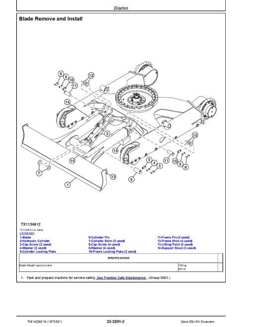 Hitachi Zaxis 30U-5N (PIN: HCMADQ60_ _0265001-) Compact Excavators Repair Manual (TM14238X19) Hitachi Zaxis 30U-5N (PIN: HCMADQ60_ _0265001-) Compact Excavators Repair Manual (TM14238X19)