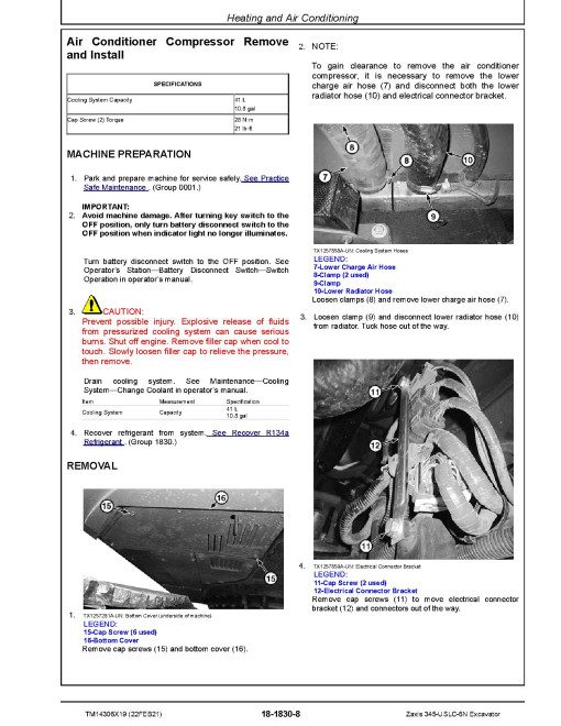 Hitachi Zaxis 345USLC-6N (PIN from HCMDD560_ _0010001) Crawler Excavators Repair Manual (TM14306X19) Hitachi Zaxis 345USLC-6N (PIN from HCMDD560_ _0010001) Crawler Excavators Repair Manual (TM14306X19)