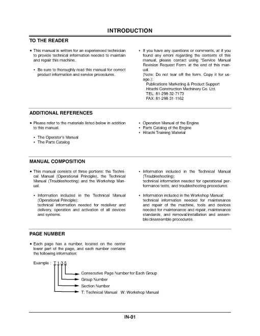Hitachi EX750-5 and EX800H-5 Crawler Excavator set of Service Manuals