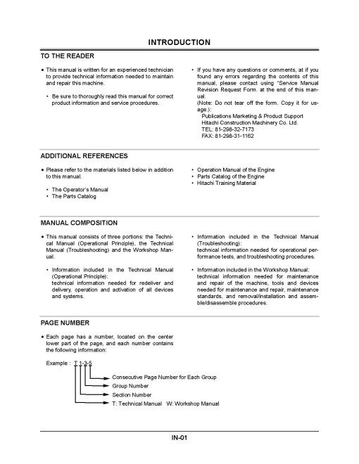 Hitachi EX750-5 and EX800H-5 Crawler Excavator set of Service Manuals
