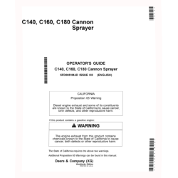 C140, C160 and C180 Mounted Cannon Sprayers Operators Manual (5FD0051MJD)
