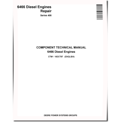 6466 Series (400 Series) Diesel Engines Component Technical Manual (CTM1)