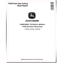 FD55 Disk Saw Felling Heads Component Technical Manual (CTM10061)