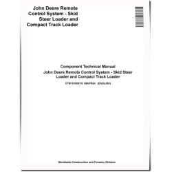 Compact Track Loader and Skid Steer Remote Control Systems Component Technical Manual (CTM10100X19)