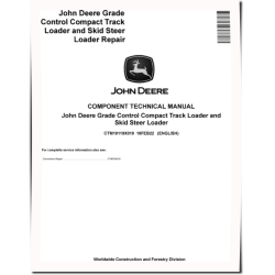 Grade Control Compact Track Loader and Skid Steer Loader System Technical Manual (CTM10119X019)