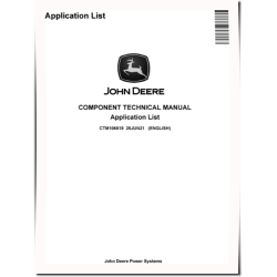 Engines Application List (CTM106819)