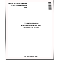 WD098 Panetary Wheel Drives Technical Manual (CTM125319)