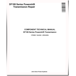 DF180 Series Powershift Transmissions Component Technical Manual (CTM308)