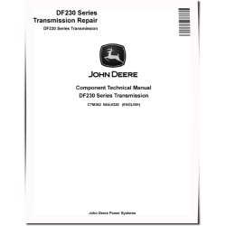 DF230 Series Transmissions Component Technical Manual (CTM362)
