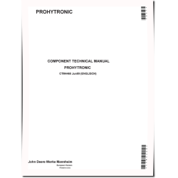 PROHYTRONIC Electronic Hitch Control System Component Technical Manual (CTM4460)