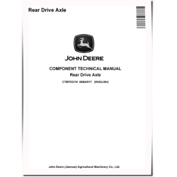 Rear Drive Axles (Asia) Component Technical Manual (CTM703319)