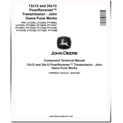 PowrReverser™ 12x12 and 24x12 Transmissions Component Technical Manual (CTM900519)