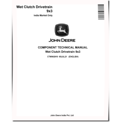 9x3 Wet Clutch Drivetrains (Indian) Component Technical Manual (CTM902919)