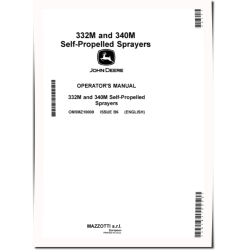 332M and 340M Self-Propelled Sprayers (Europe) Operators Manual (OM5MZ10008)