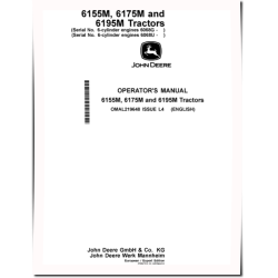 6155M, 6175M and 6195M Tractors (MY2016 - 2017, Export w. European configuration) Operators Manual (OMAL219648)