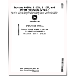 6090M, 6100M, 6110M and 6120M Tractors (from MY2020) (Europe) Operators Manual (OMAL229627)