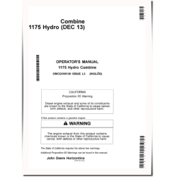 1175 Hydro Combines Operators Manual (OMCQ100130)