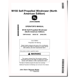 W155 Self-Propelled Windrowers (North America) Operators Manual (OMFH342422)