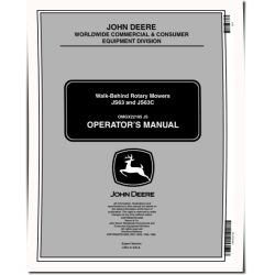 JS63 (SN: from 200001) and JS63C (SN: from 150001) Walk-Behind Mowers (Export Edition) Operators Manual (OMGX22195)