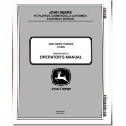 X130R Lawn Tractors (Export Edition) Operators Manual (OMGX23330E)