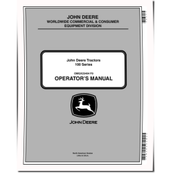 LA105, LA115, LA125, LA135, LA145, LA155, LA165, LA175 Lawn Tractors (SN.from 300001, N.America) Operators Manual (OMGX23404)