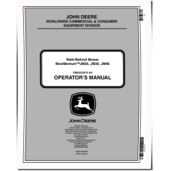 MowMentum JM26, JM36 and JM46 Walk-Behind Mowers (SN: 010001 - 100000) (Export Edition) Operators Manual (OMGX23570)