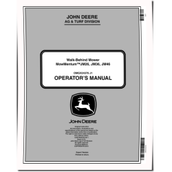 MowMentum JM26, JM36 and JM46 Walk-Behind Mowers (SN: from 150001) (Export Edition) Operators Manual (OMGX24376)
