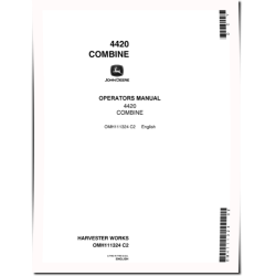 4420 Combines (SN: up to 550000) (North America) Operators Manual (OMH111324)