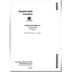 SideHill 9500 Combines Operators Manual (OMH161696)
