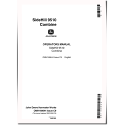 SideHill 9510 Combines Operators Manual (OMH168644)